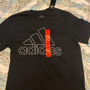 Adidas amplifier tee shirt sleeve t-shirt black size M, L